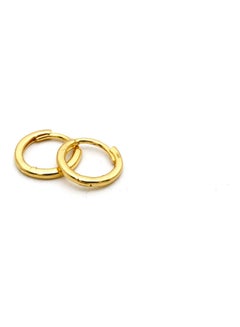 Gold Zone 18 karat Real Gold Round Small Earring Set  - Image 4