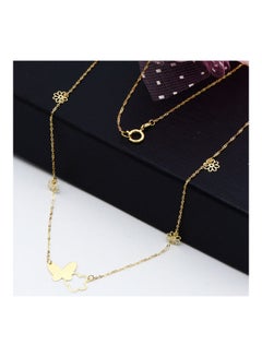 Gold Zone 18 karat Real Gold Butterfly Necklace  - Image 1