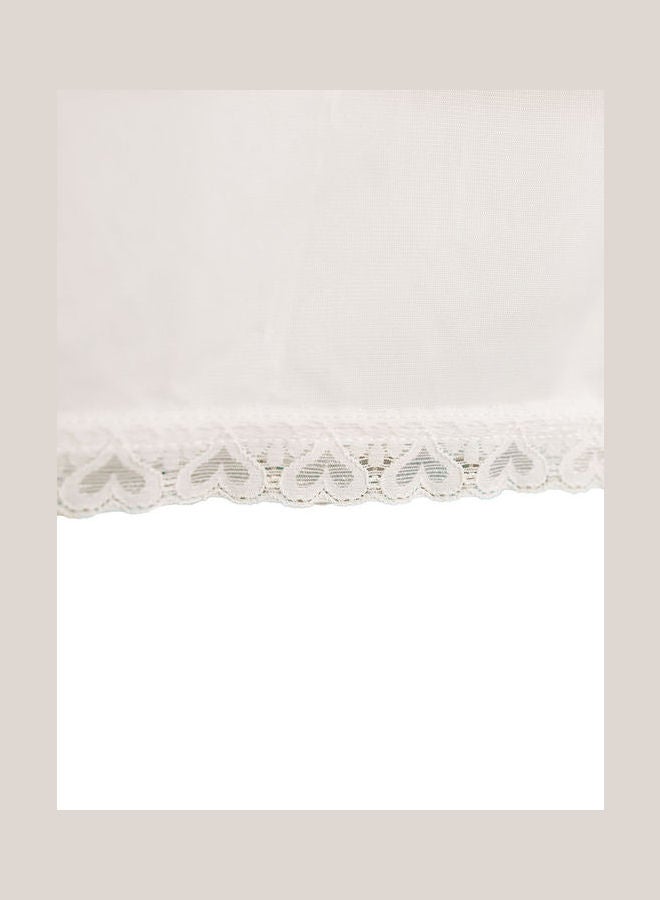 سيتي روز قطع سروال جيب كيلوت نص شلحة نسائي داخلي أبيض - Image 3