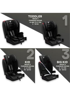 TEKNUM Pack And Go Foldable Car Seat Black  - Image 4