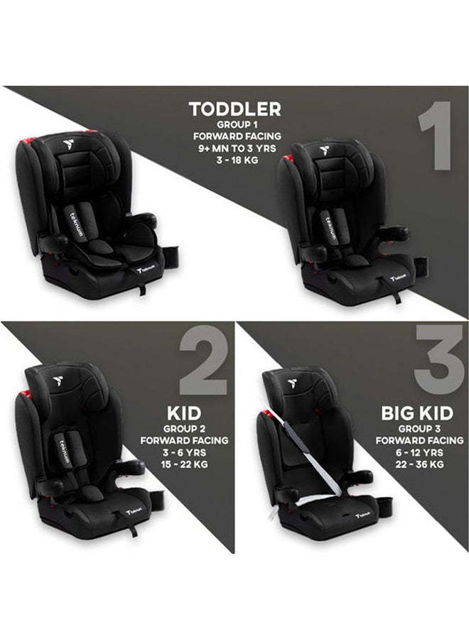 TEKNUM Pack And Go Foldable Car Seat Black  - Image 4