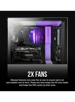 Generic Odyssey Gaming PC Desktop, Core i5 Processor/16GB RAM/256GB NVMe +1TB HDD/Nvidia GeForce GTX 1650 4GB Graphic Card/International Version White  - Image 3