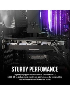 Generic Odyssey Gaming PC Desktop, Core i5 Processor/16GB RAM/256GB NVMe +1TB HDD/Nvidia GeForce GTX 1650 4GB Graphic Card/International Version White  - Image 4