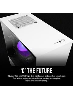 Generic Odyssey Gaming PC Desktop, Core i5 Processor/16GB RAM/256GB NVMe +1TB HDD/Nvidia GeForce GTX 1650 4GB Graphic Card/International Version White  - Image 5