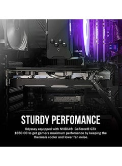Generic Odyssey Gaming PC Desktop, Core i5 Processor/16GB RAM/256GB NVMe +1TB HDD/Nvidia GeForce GTX 1650 4GB Graphic Card/International Version Black  - Image 4