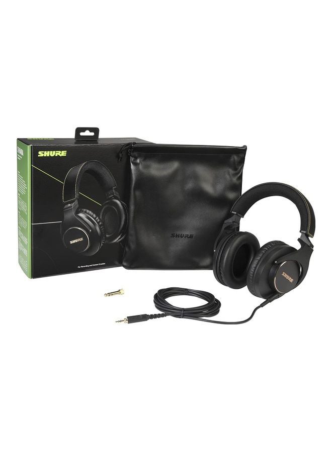 Shure - SRH840A-EFS Professional Studio Headphones Black - Image 1