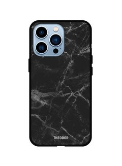 Protective Case Cover For Apple iPhone 13 Pro Max Black Marble
