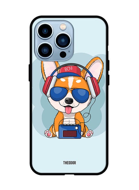 Protective Case Cover For Apple iPhone 13 Pro Max Cat With Headphones