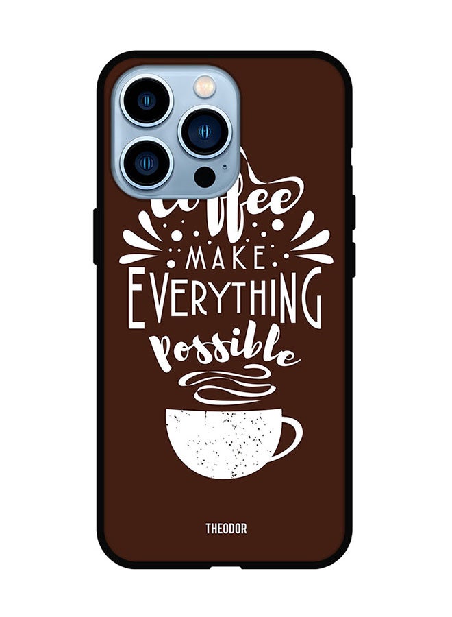 Theodor - Protective Case Cover For Apple iPhone 13 Pro Max Coffee Make - Image 1