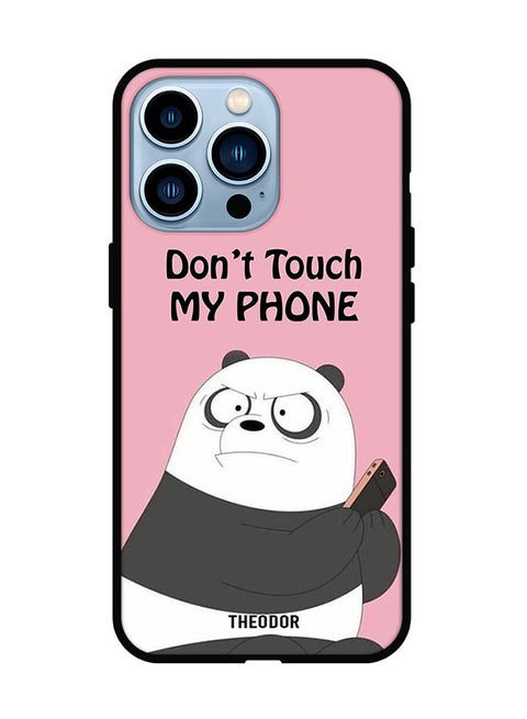 Protective Case Cover For Apple iPhone 13 Pro Max Dont Touch My Phone Panda