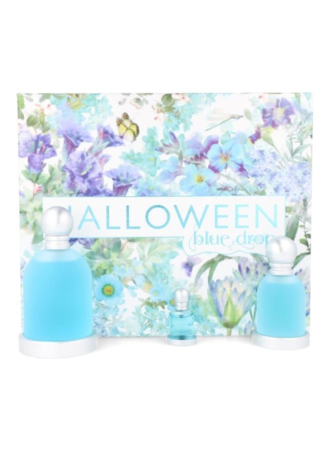 هالوين مجموعة صغيرة من 3 عطور Blue Drop EDT