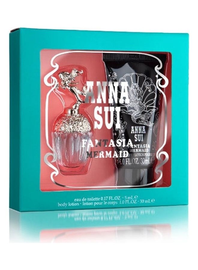 ANNA SUI Fantasia Mermaid Edt + Body Lotion Mini Set 35ml 
