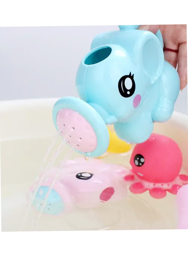 STAR BABiES Combo Pack Watering Kettle Toy Blue + Kids Reusable Mask 14x9cm  - Image 3