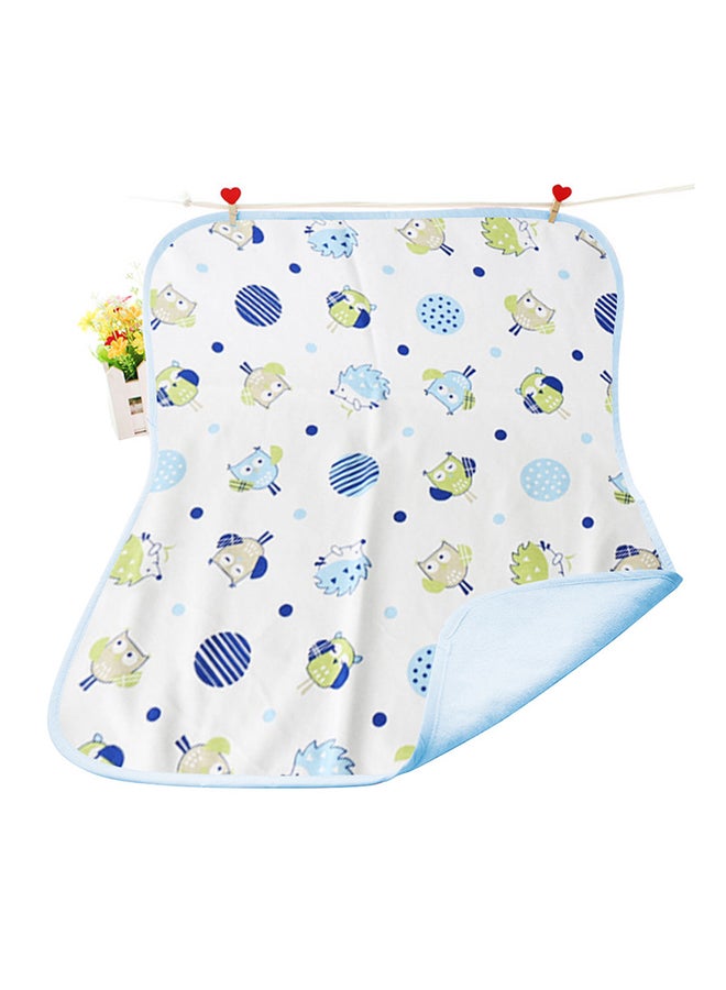 STAR BABiES Reusable Changing Mats Light Blue With Kids Reusable Mask  - Image 4