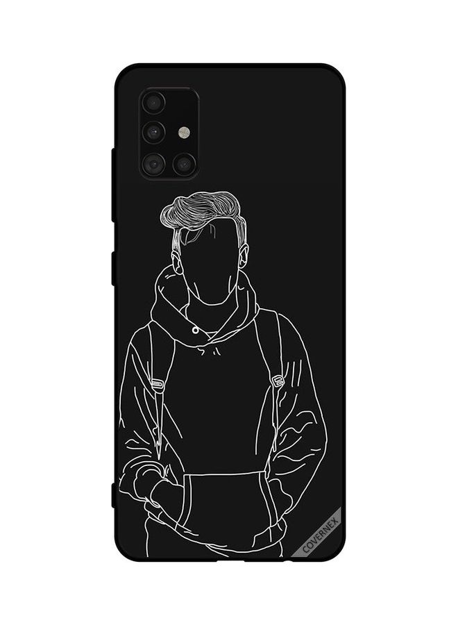 كوفرنيكس غطاء حماية واق لهاتف سامسونج جالاكسي طراز A51 4G لون أسود. - Image 1