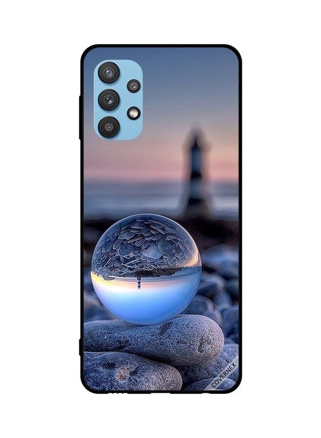 Covernex Samsung Galaxy M32 5G Protective Case Cover Printed Featuring Awesome Photgraphy Of Nature In Round Glass DESIGN_0014 - Image 1