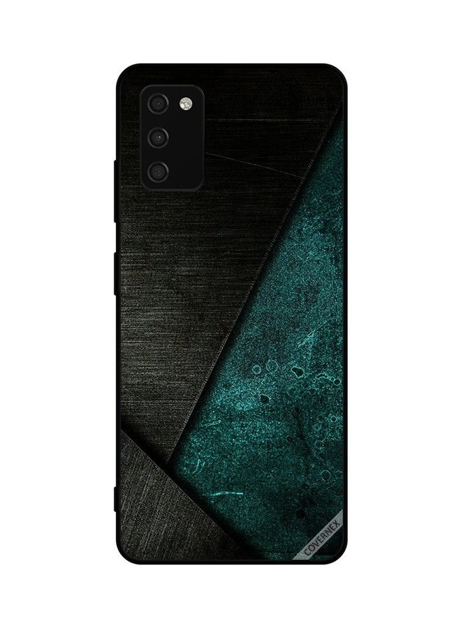 Covernex Protective Case Cover For Samsung Galaxy A03s 4G Black/Green - Image 1