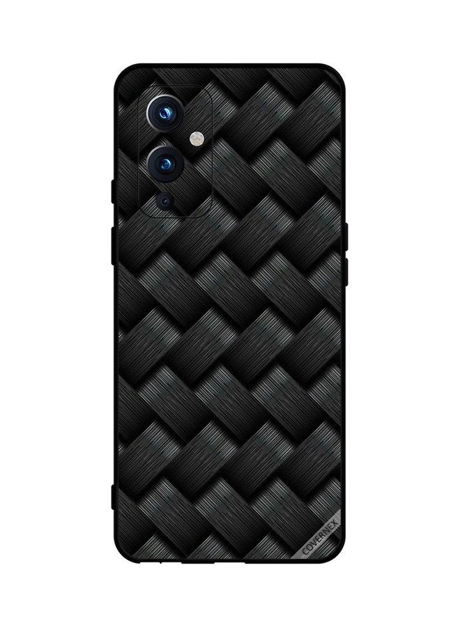 Covernex Protective Case Cover for OnePlus 9 Black Strips Pattern Multicolour - Image 1