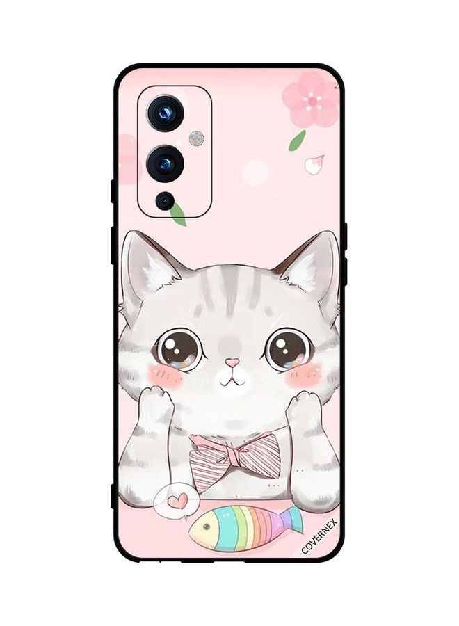 Covernex Protective Case Cover for OnePlus 9 Cat Fish Multicolour - Image 1