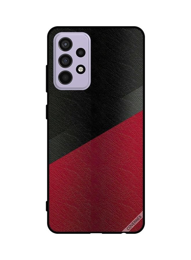 كوفرنيكس غطاء حماية لهاتف سامسونج جالاكسي A52s 5G أسود/ أحمر - Image 1