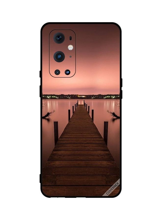 Covernex OnePlus 9 Pro Protective Case Cover Printed Featuring Pathway To Sea Evening DESIGN_0214 - Image 1