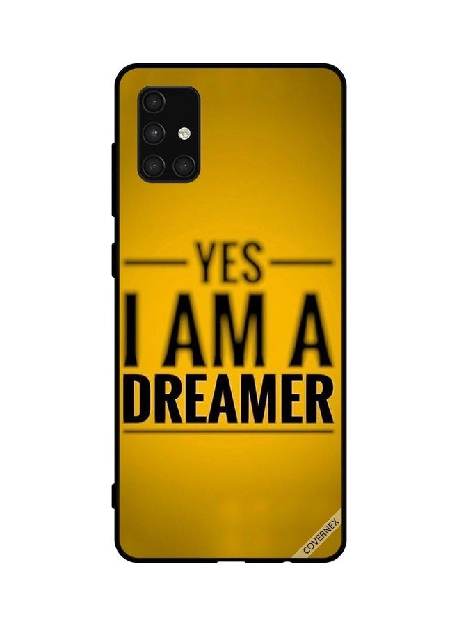Covernex Protective Case Cover For Samsung Galaxy A71 4G Gold/Black - Image 1