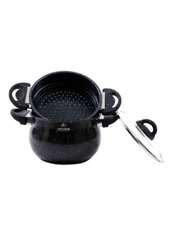 Couscoussier Steamer Set Black 30cm