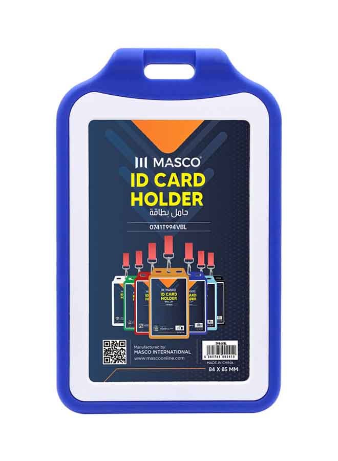 MASCO 5-Piece Vertical ID Card Holder Blue 