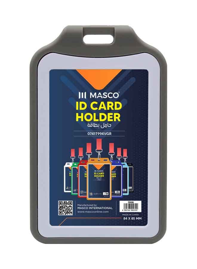 ماسكو حامل عمودي لبطاقات الهوية من 5 قطع رمادي