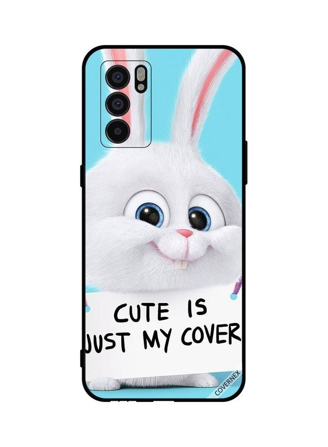Covernex Oppo Reno 6 Protective Case Cover Printed Featuring 5G Cute Is Just My Cover DESIGN_0073 - Image 1