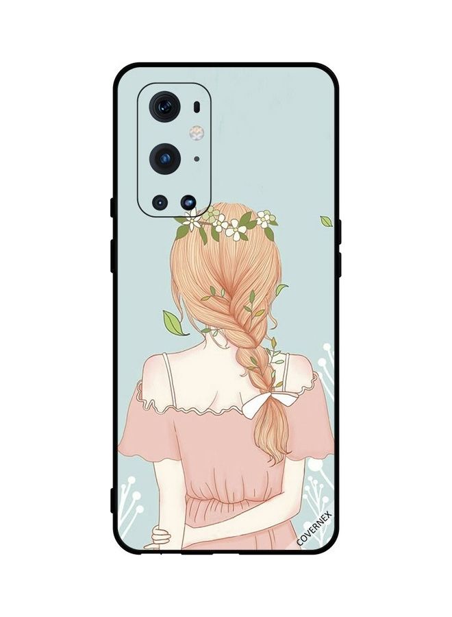 Covernex OnePlus 9 Pro Protective Case Cover Printed Featuring Standing Girl Looking Cute DESIGN_0265 - Image 1