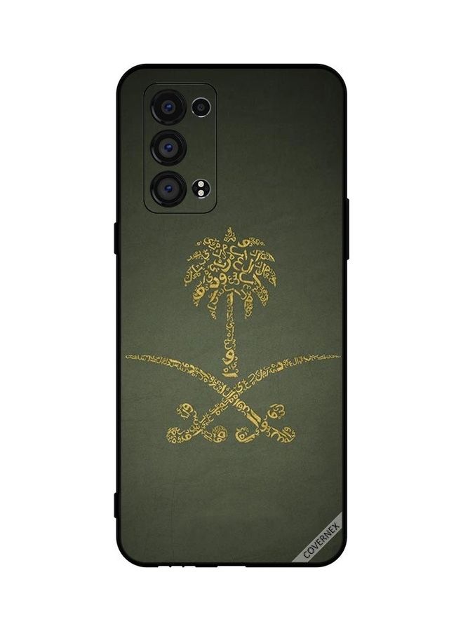 Covernex Protective Case Cover For Oppo Reno6 Pro+ 5G KSA National Sign Vintage  - Image 1