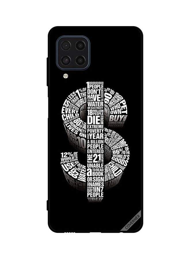 Covernex Protective Case Cover For Samsung Galaxy M22 4G Black/White - Image 1