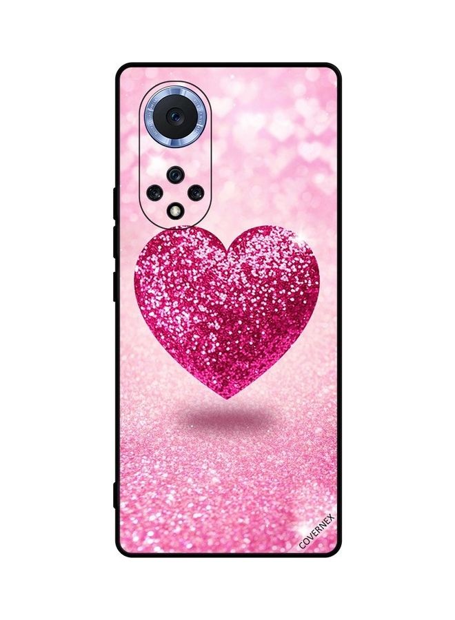 Covernex Protective Case Cover For Huawei Nova 9 Pro Pink Glitter Heart Multicolour - Image 1