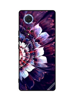Protective Case Cover For Huawei Nova 9 Pro Reflected Big Flower On Left Side Multicolour