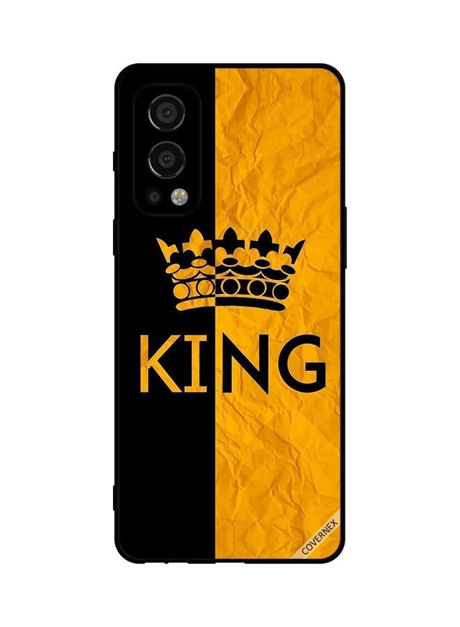Covernex Protective Case Cover For OnePlus Nord 2 5G King Black and Yellow Multicolour - Image 1