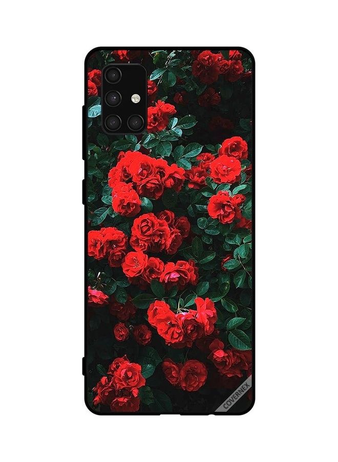 Covernex Samsung Galaxy A71 4G Protective Case Cover Printed Featuring Garden Of Red Roses DESIGN_0114 - Image 1