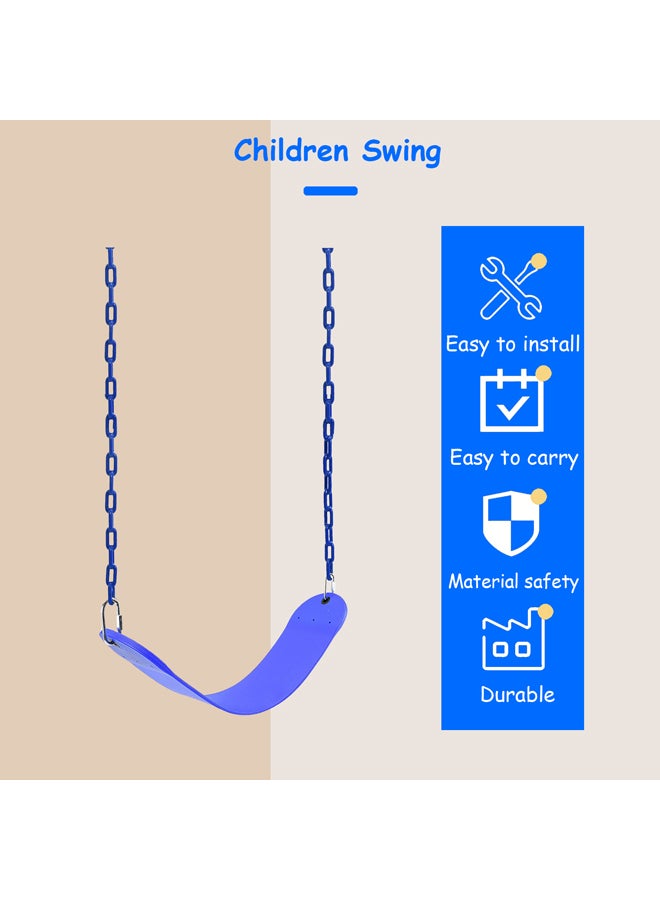 XIANGYU - Durable Swing Seat Chain Playground Set Accessories With Snap Hooks 66.7x14x0.7cm - Image 1