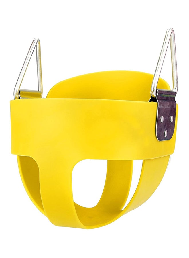 شيانغ يو مقعد أرجوحة للأطفال بتصميم دلو كامل مجمّع بالكامل - لون أصفر 36x27x29سم - Image 3