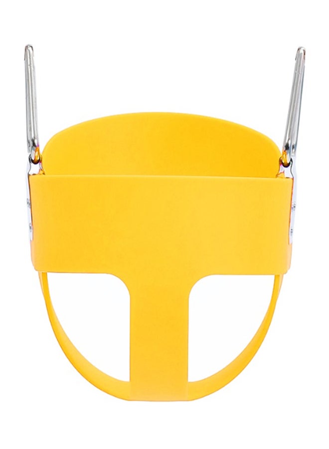 شيانغ يو مقعد أرجوحة للأطفال بتصميم دلو كامل مجمّع بالكامل - لون أصفر 36x27x29سم - Image 1