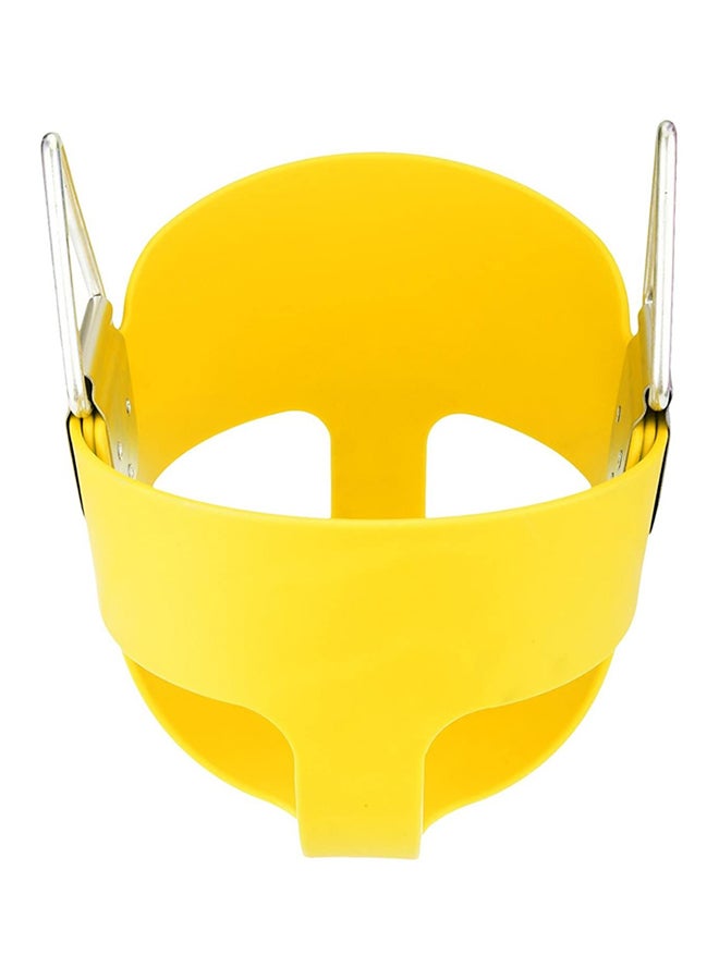 شيانغ يو مقعد أرجوحة للأطفال بتصميم دلو كامل مجمّع بالكامل - لون أصفر 36x27x29سم - Image 2