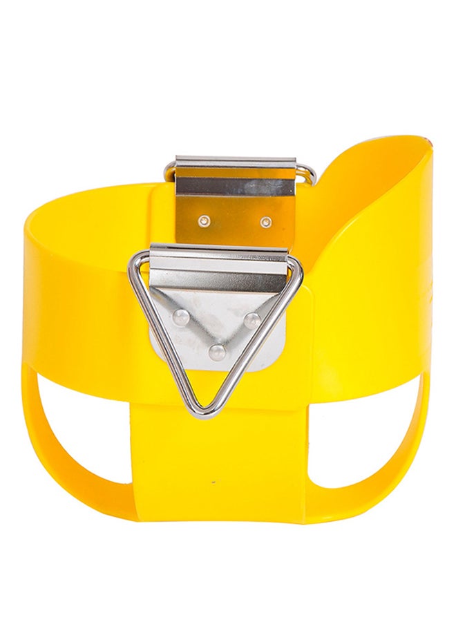 شيانغ يو مقعد أرجوحة للأطفال بتصميم دلو كامل مجمّع بالكامل - لون أصفر 36x27x29سم - Image 5