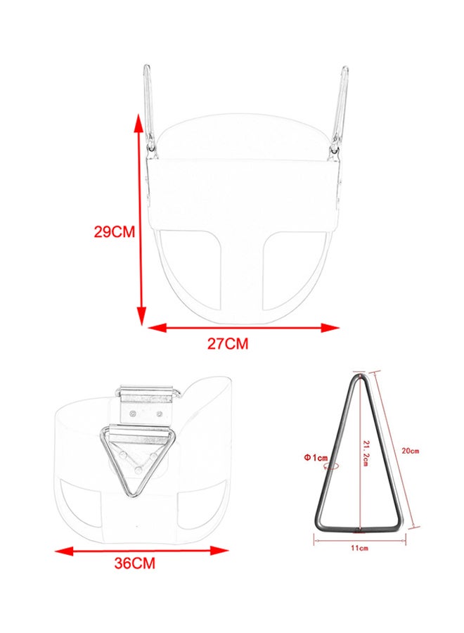 شيانغ يو مقعد أرجوحة للأطفال بتصميم دلو مجمّع بالكامل مصنوع من بلاستيك إيفا 36x27x29سم - Image 5