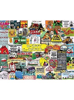 WHITE MOUNTAIN 1000-Piece I Love Camping Jigsaw Puzzle Set  - Image 2