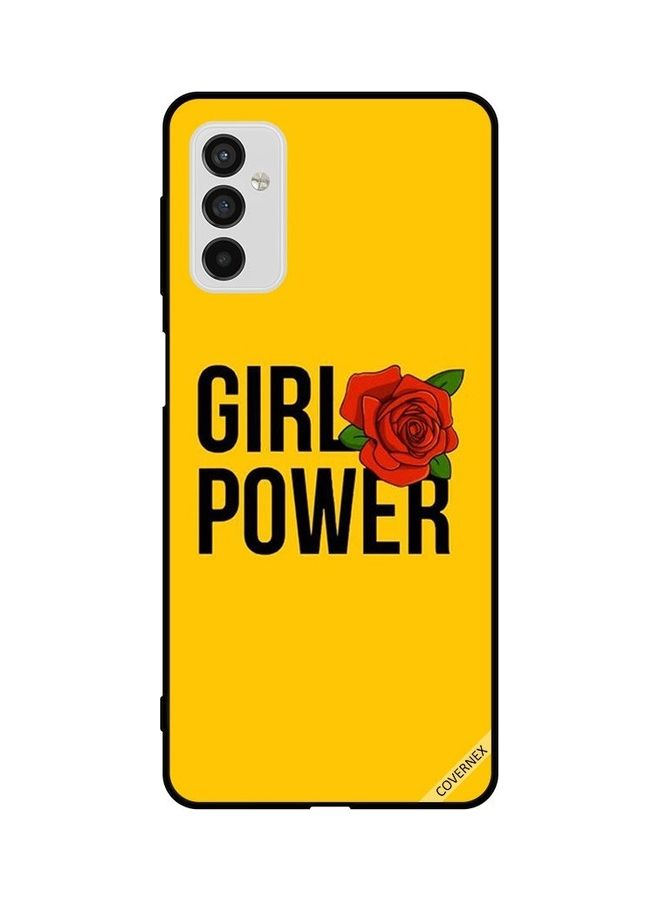 Covernex Protective Case Cover For Samsung Galaxy M52 5G Girl Power Yellow - Image 1