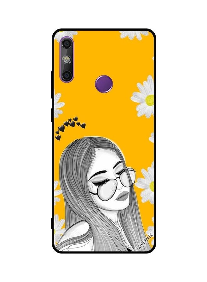 Covernex Huawei Enjoy 20E Protective Case Cover Printed Featuring Love Imaginations Of Glasses Girl DESIGN_0177 - Image 1