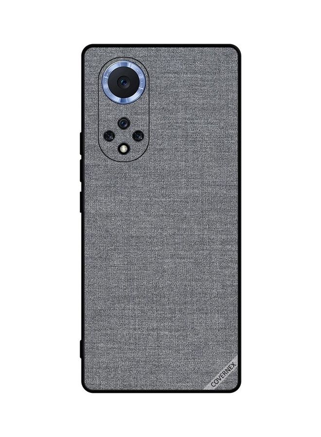 كوفرنيكس غطاء حماية لهاتف هواوي نوفا 9 بنمط قماش لون رمادي - Image 1