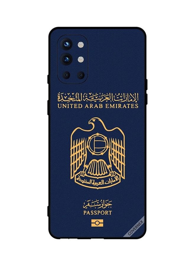 كوفرنيكس غطاء حماية لهاتف ون بلس 9R مطبوع بنمط جواز سفر الإمارات العربية المتحدة - Image 1