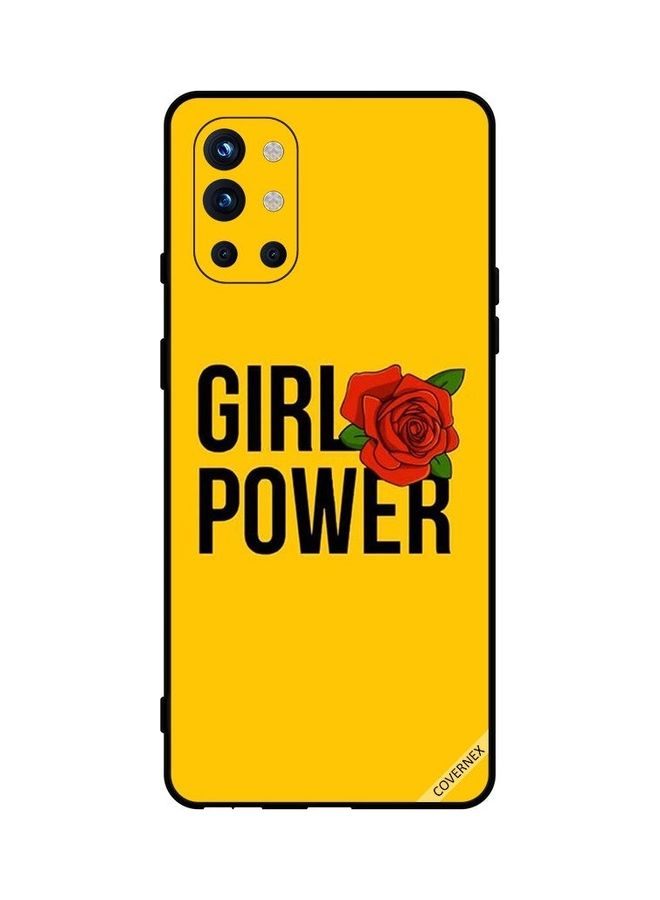 Covernex OnePlus 9R Protective Case Cover Printed Featuring Girl Power Yellow DESIGN_0119 - Image 1