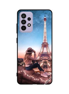 Protective Case Cover For Samsung Galaxy A52s 5G Brown Hat Girl And Eiffel Tower
